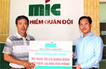 MIC Bình Thuận bồi thường 40 triệu đồng bảo hiểm tai nạn hộ sử dụng điện